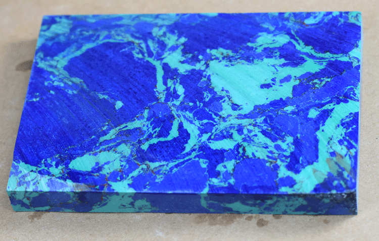 Azurite Malachite Natural Tru-Stone Block - 0.4