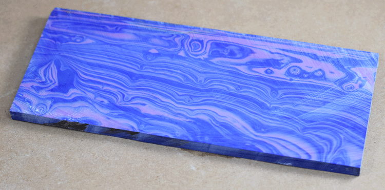 Blue River Agate Tru-Stone Block - 0.25