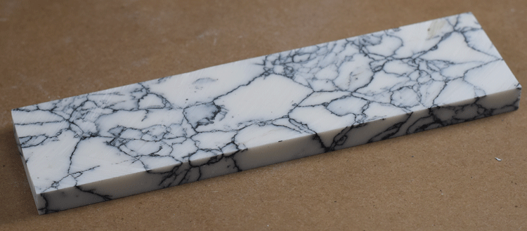 White Turquoise Tru-Stone Block 0.35